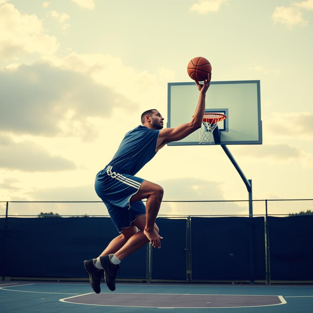 muscle hunks play basketball